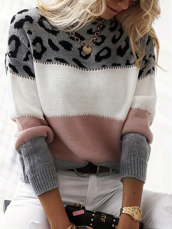 Martina™ | Maglione con stampa leopardata