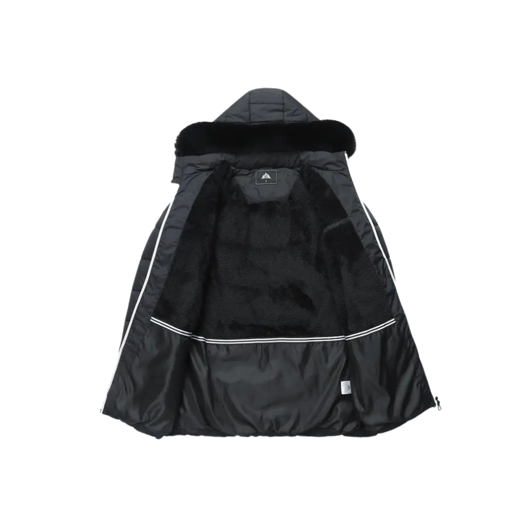 Maria™ | Cappotto invernale di lusso con collo in pelliccia