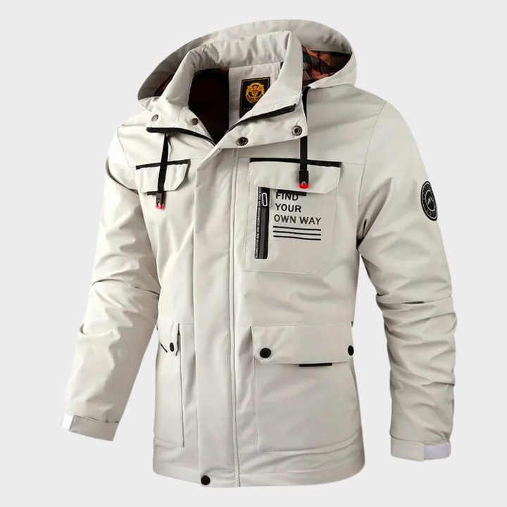 Luca™ | Elegante giacca antivento con cappuccio