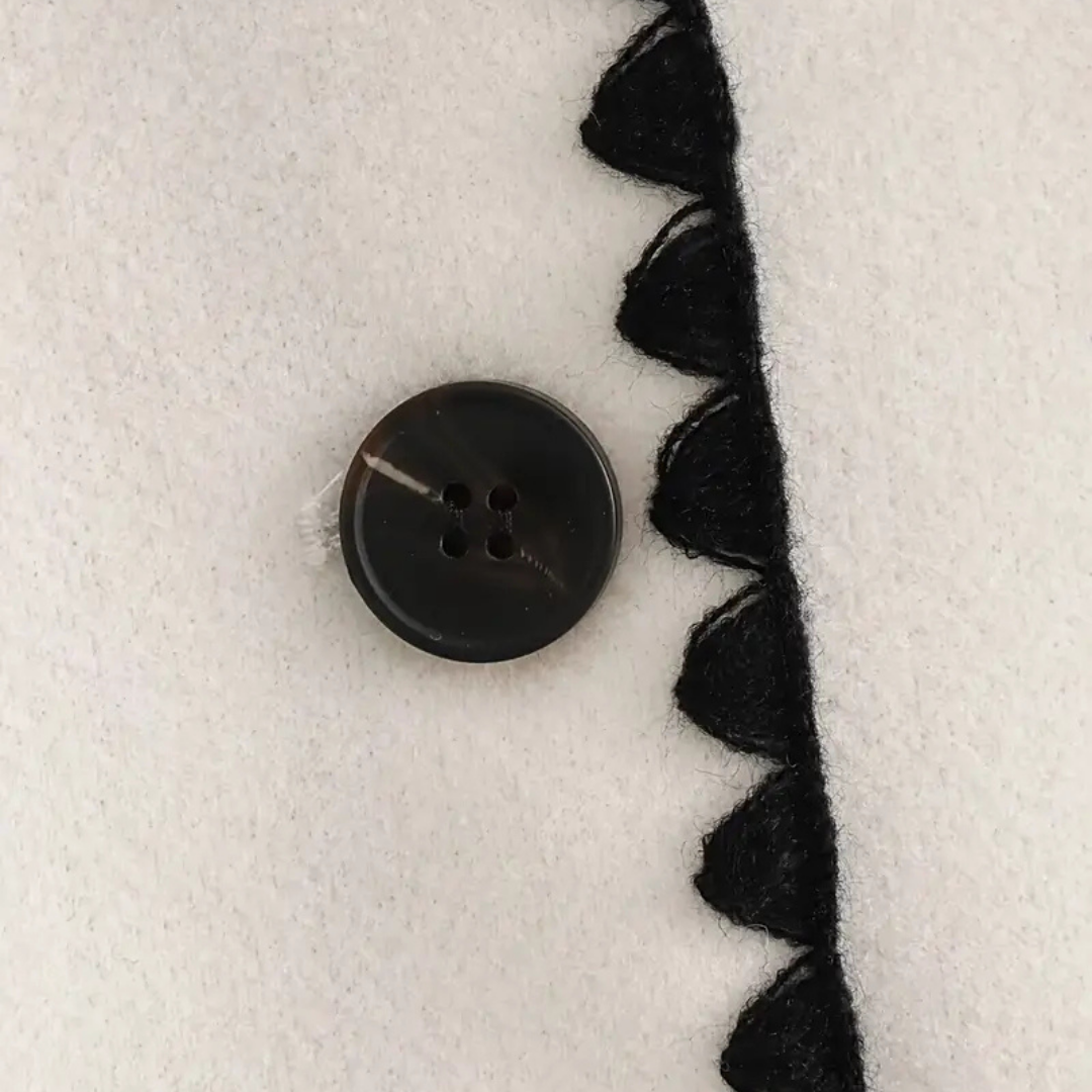 Michela™ | Cappotto esclusivo con accento di sciarpa