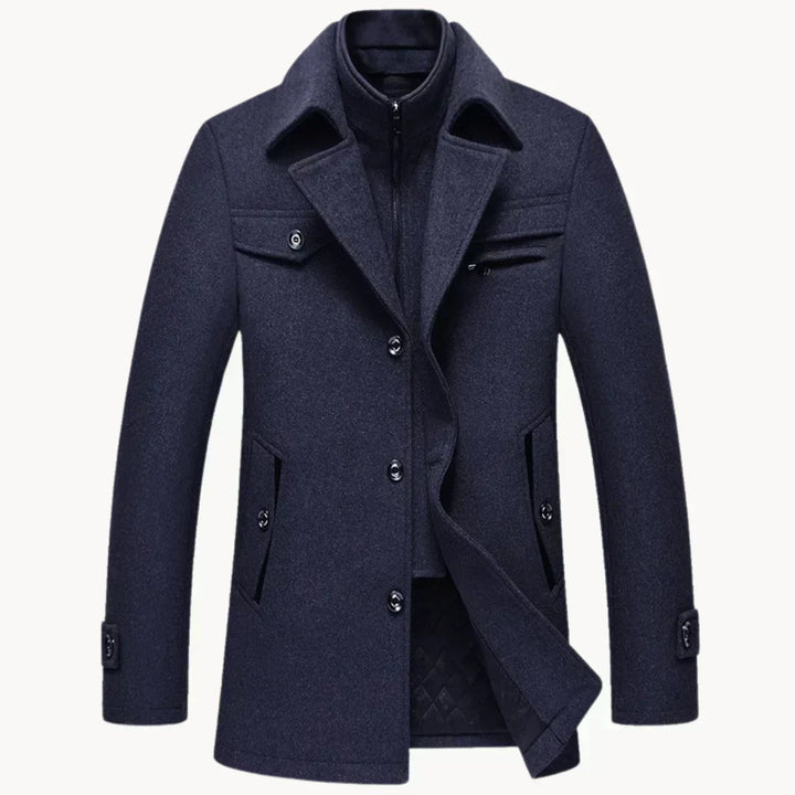 Gino™ | Cappotto in misto lana senza tempo