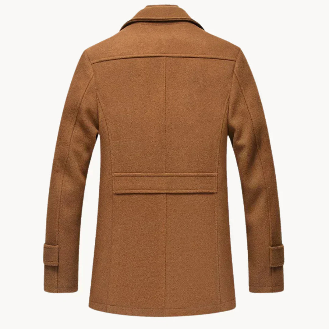 Gino™ | Cappotto in misto lana senza tempo
