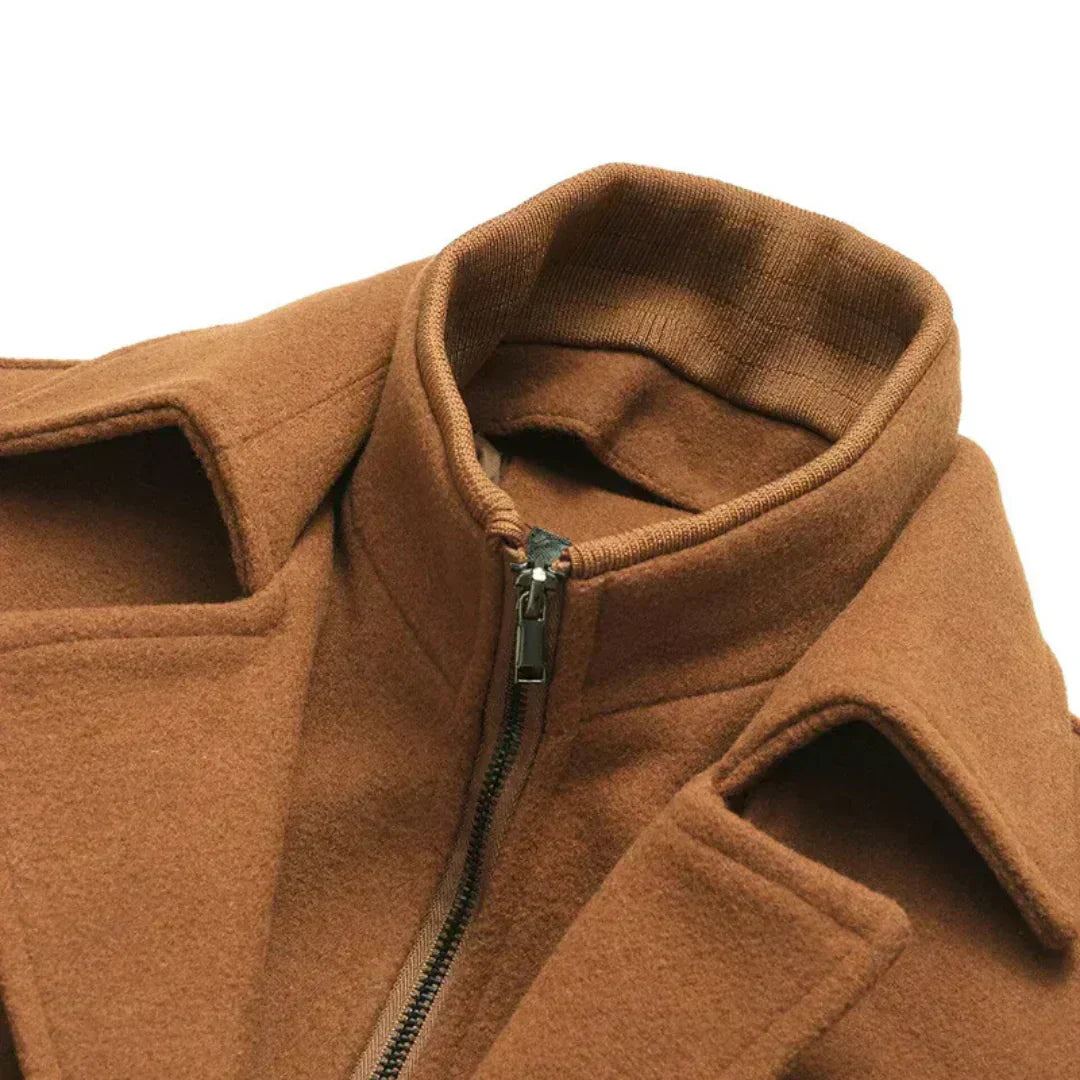 Gino™ | Cappotto in misto lana senza tempo