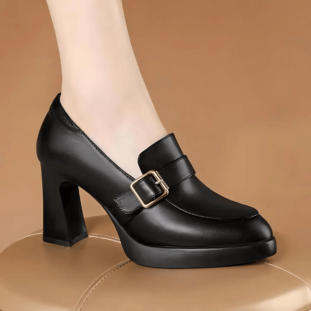 Angela™ | Mocassini comodi con tacco a blocco