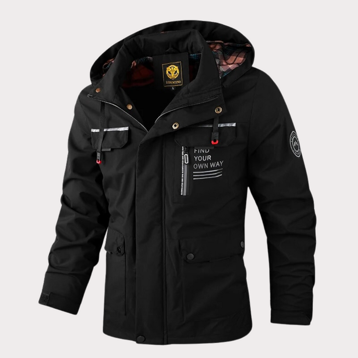 Luca™ | Elegante giacca antivento con cappuccio