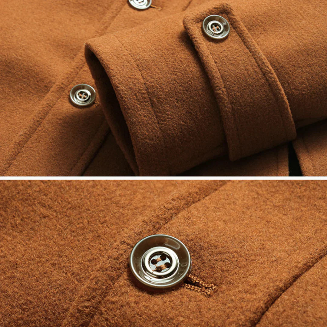 Gino™ | Cappotto in misto lana senza tempo