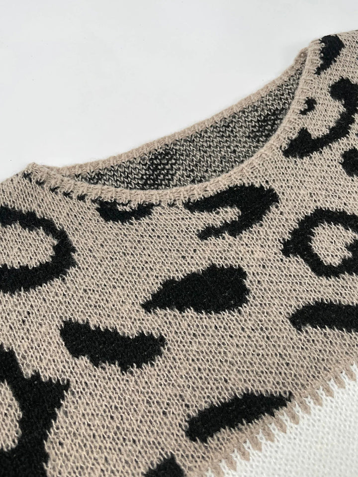 Martina™ | Maglione con stampa leopardata