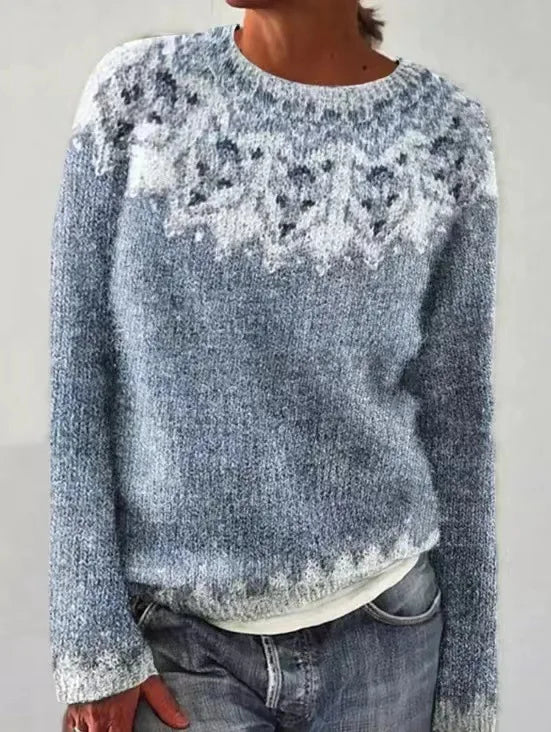 Sofia™ | Maglione autunnale retrò lavorato a maglia