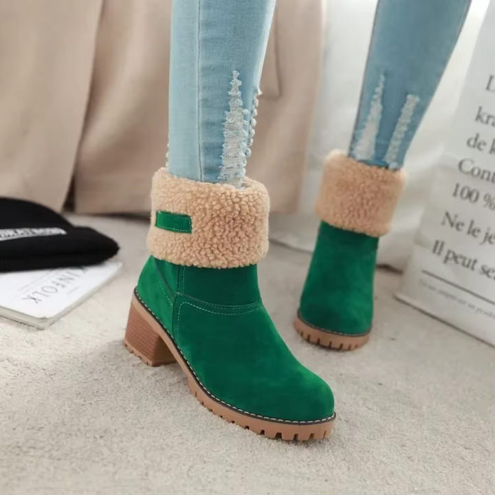 Lauren™ | Stivali da neve in pelle eleganti e caldi
