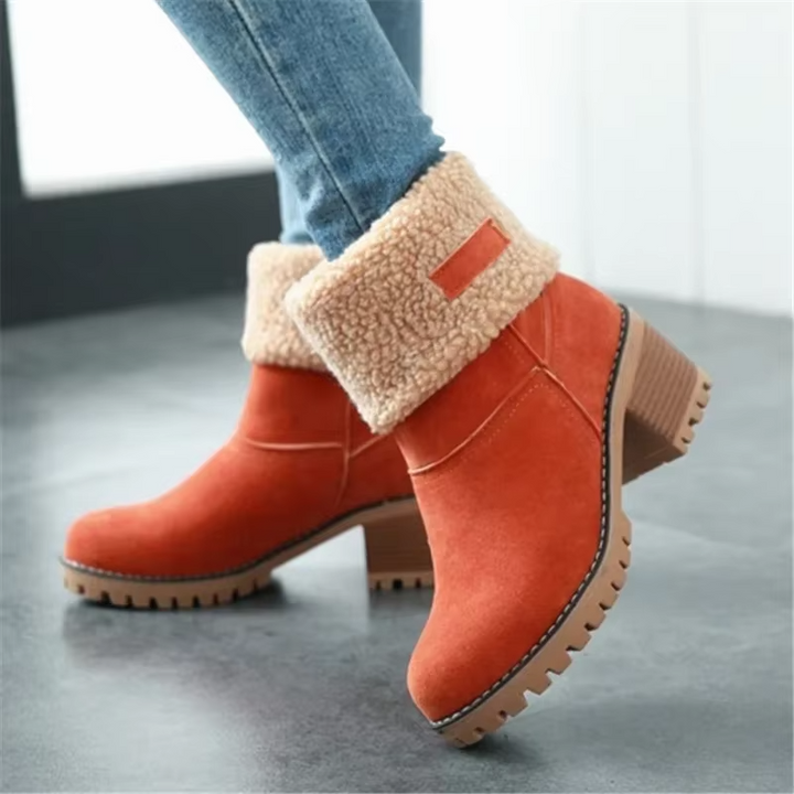 Lauren™ | Stivali da neve in pelle eleganti e caldi
