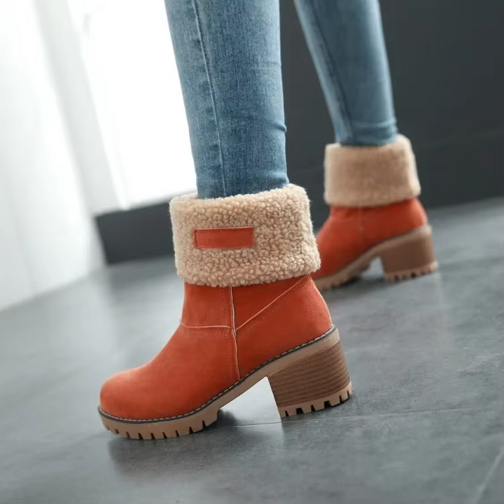 Lauren™ | Stivali da neve in pelle eleganti e caldi
