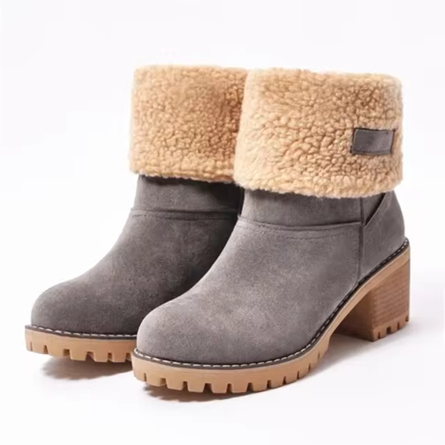 Lauren™ | Stivali da neve in pelle eleganti e caldi