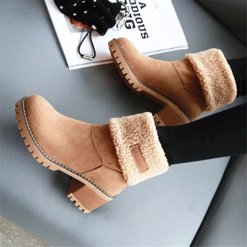 Lauren™ | Stivali da neve in pelle eleganti e caldi