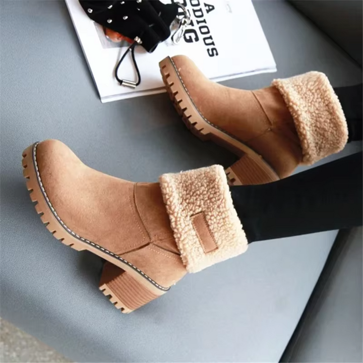 Lauren™ | Stivali da neve in pelle eleganti e caldi