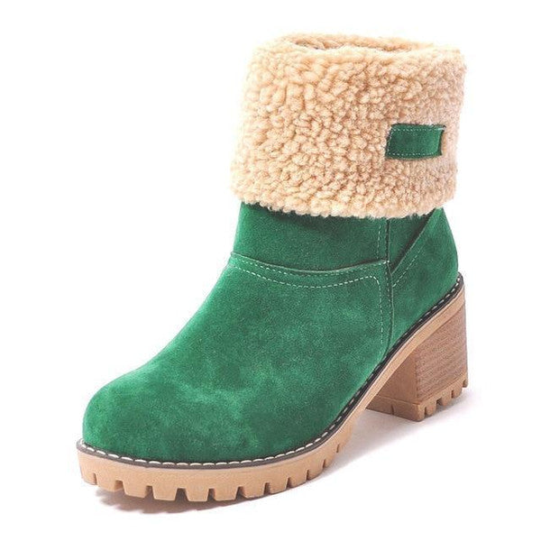 Lauren™ | Stivali da neve in pelle eleganti e caldi