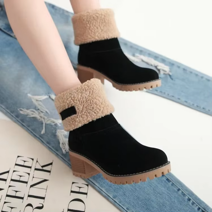 Lauren™ | Stivali da neve in pelle eleganti e caldi