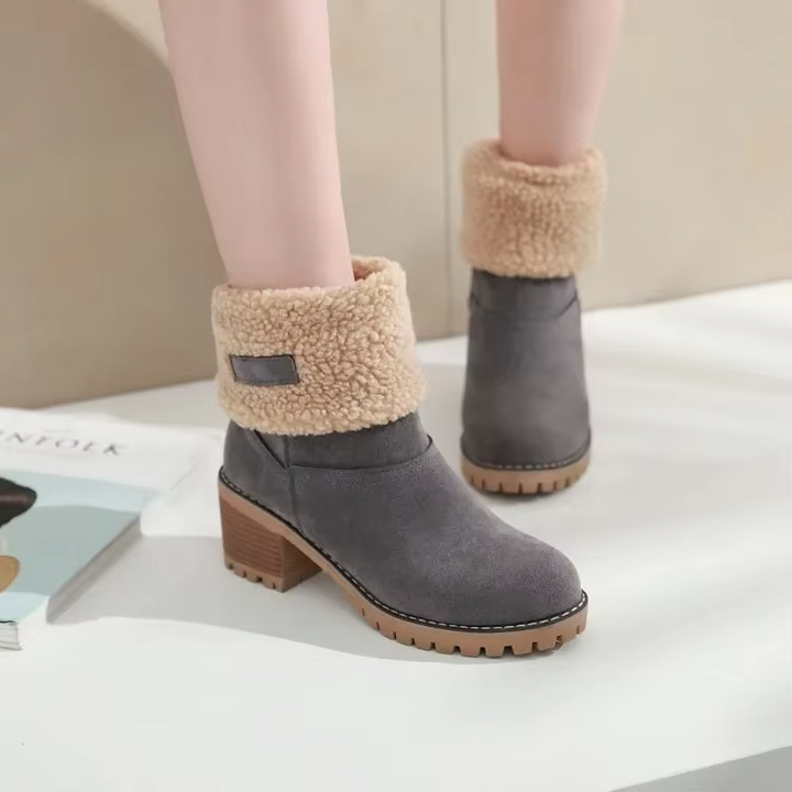 Lauren™ | Stivali da neve in pelle eleganti e caldi