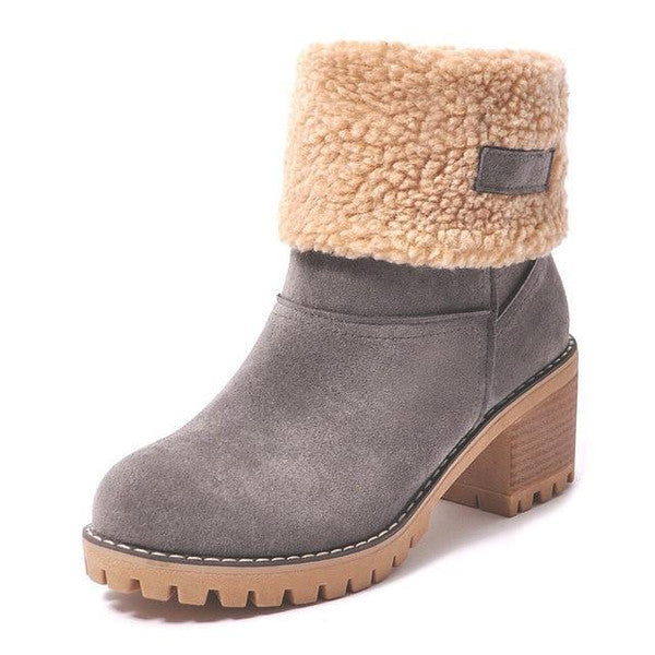 Lauren™ | Stivali da neve in pelle eleganti e caldi