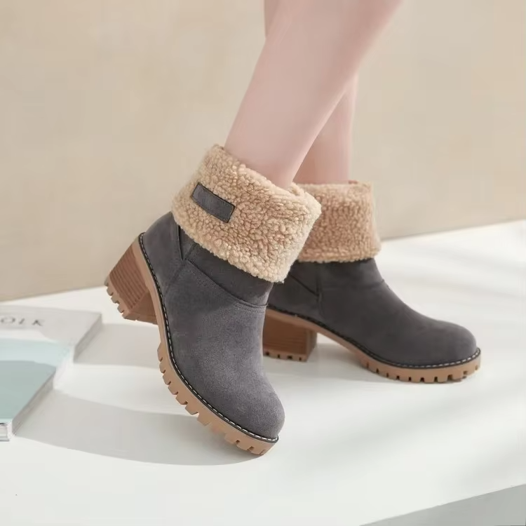 Lauren™ | Stivali da neve in pelle eleganti e caldi