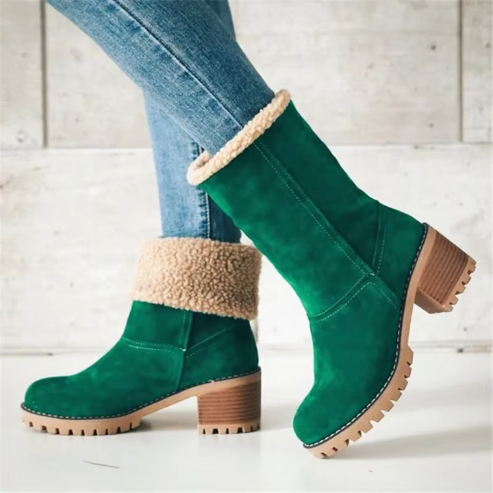 Lauren™ | Stivali da neve in pelle eleganti e caldi