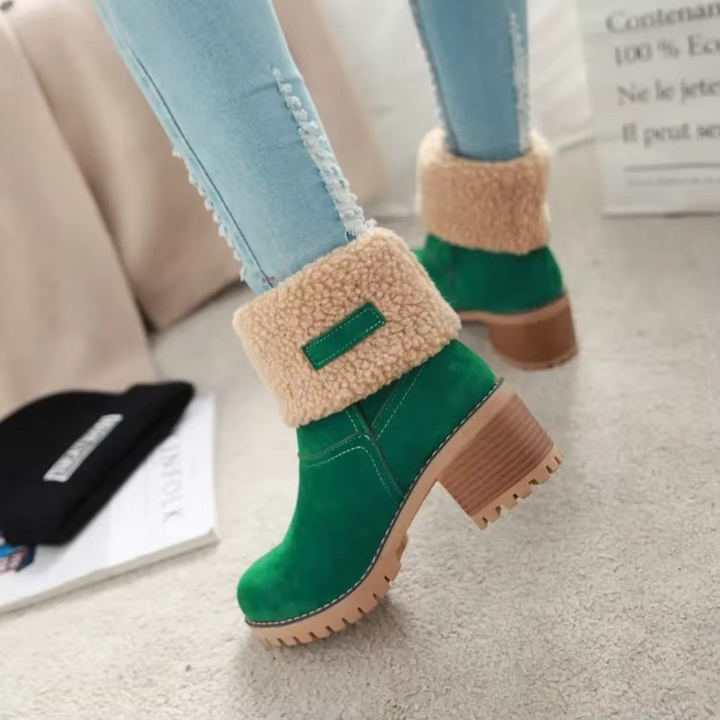 Lauren™ | Stivali da neve in pelle eleganti e caldi
