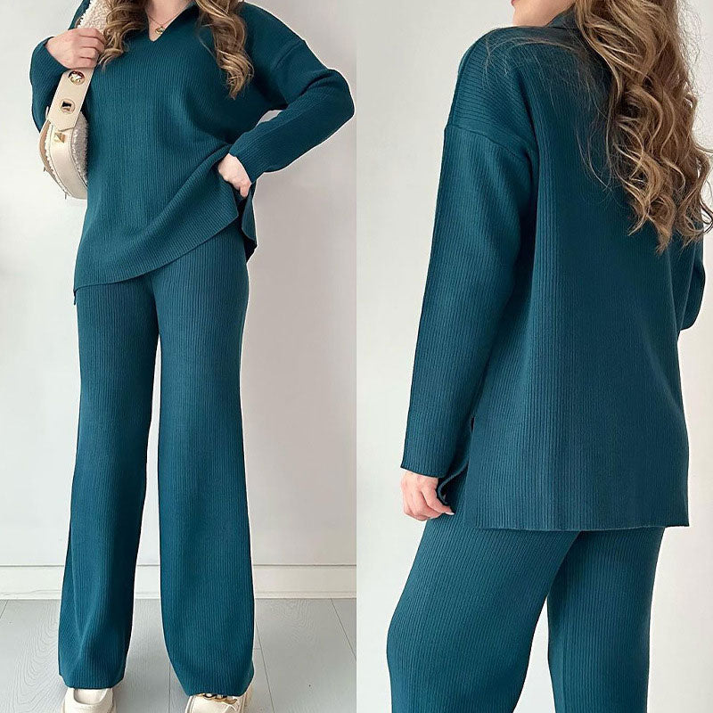 Lucia™ | Completo Lavorato a Maglia Comodo